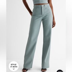 BRAND NEW High waisted faux leather pants